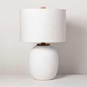 Hearth & Hand White Resin lamp